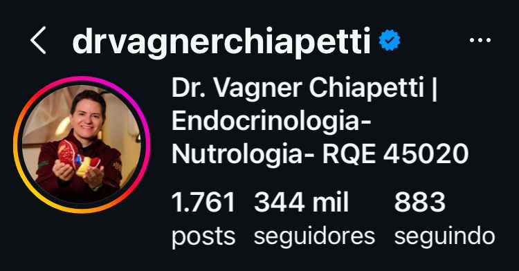 Dr. Vagner Chiappetti - Endocrinologista e Nutrologista