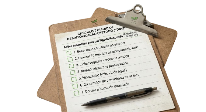Checklist: 7 dias para começar a desintoxicação